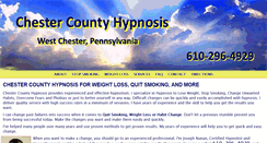 Desktop Screenshot of chestercountyhypnosis.com